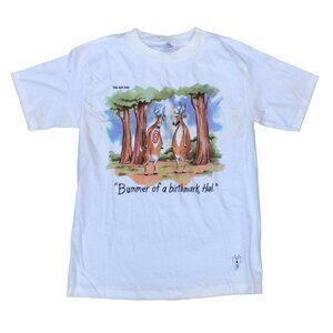 Vintage 1994 The Far Side T Shirt 'Bummer of A Birthmark Hal'  Large